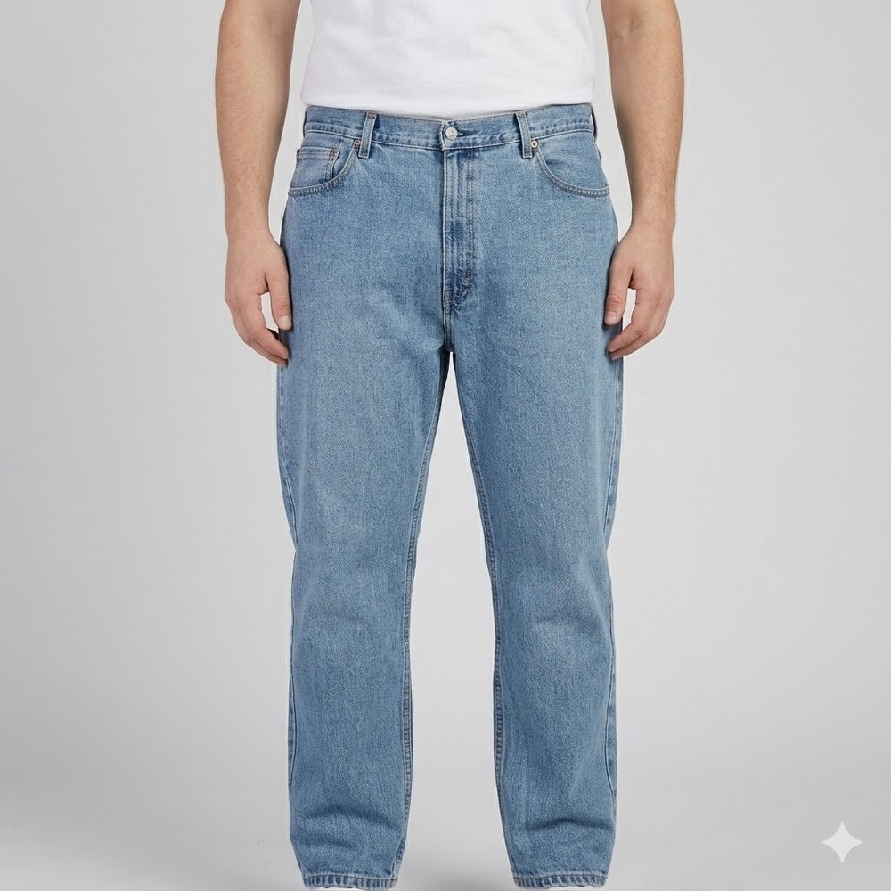Levi's 505 Regular‎ Fit Straight Blue Jeans 42x30